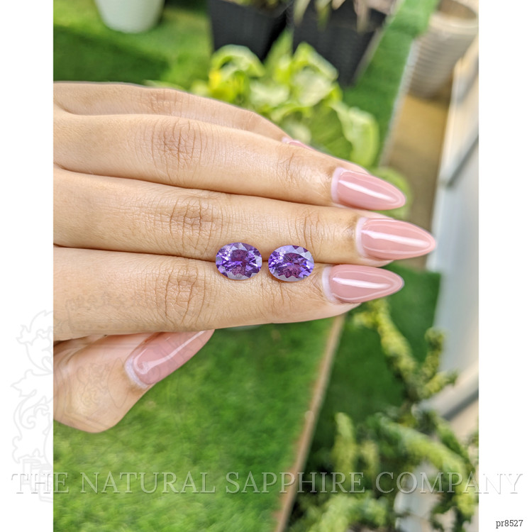 4.30 Ct.Tw. Amethyst Pair from Africa