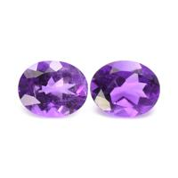 4.51&nbsp;Ct.Tw.Total Carat Weight Amethyst Pair from Africa Video