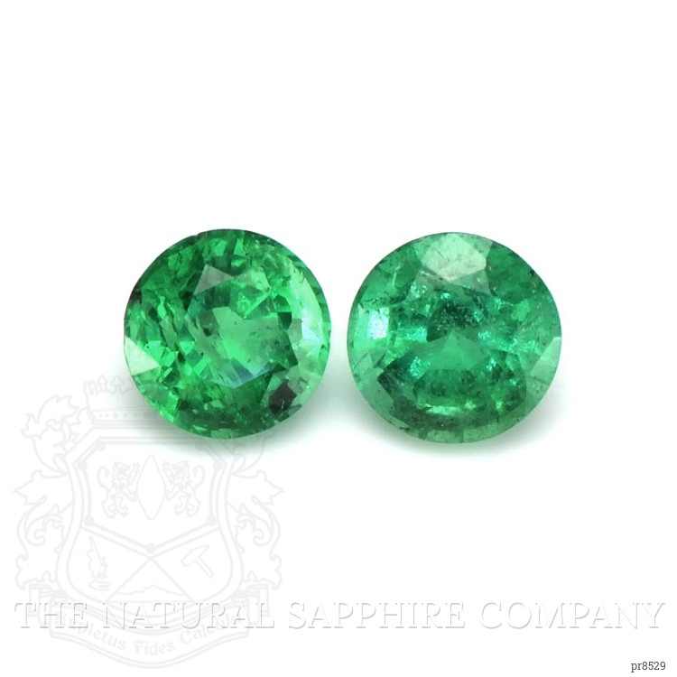 0.94 Ct.Tw. Emerald Pair from Zambia