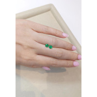 0.94 Ct.Tw.Total Carat Weight Emerald Pair from Zambia Life Style