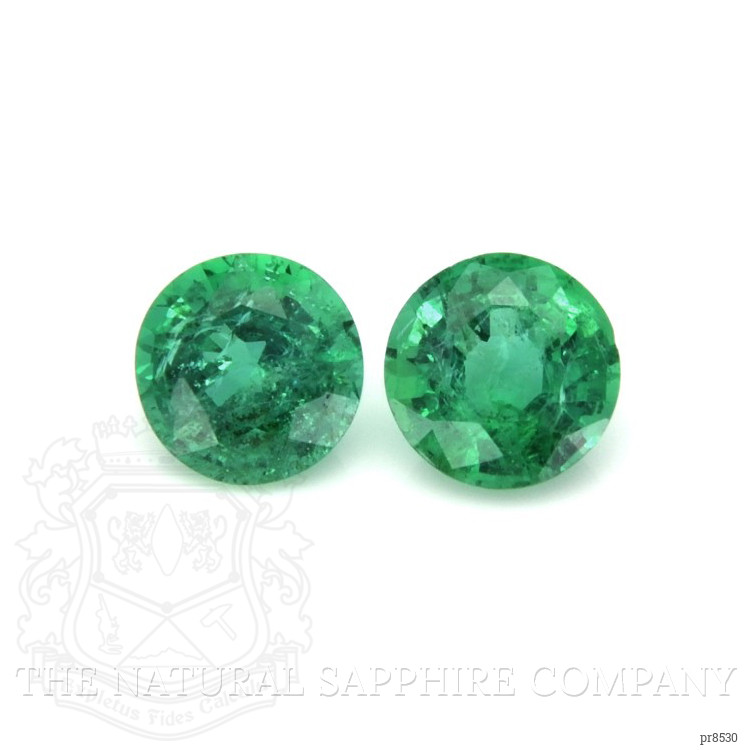 0.94 Ct.Tw. Emerald Pair from Zambia