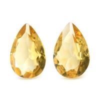 7.87&nbsp;Ct.Tw.Total Carat Weight Citrine Pair from Ceylon (Sri Lanka) Video