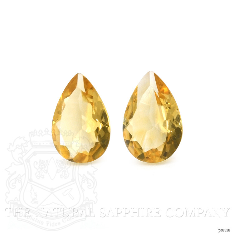 7.87 Ct.Tw. Citrine Pair from Ceylon (Sri Lanka)