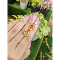 7.87&nbsp;Ct.Tw.Total Carat Weight Citrine Pair from Ceylon (Sri Lanka) Life Style
