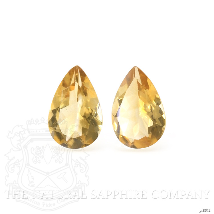 8.32 Ct.Tw. Citrine Pair from Ceylon (Sri Lanka)
