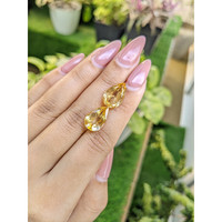 9.37&nbsp;Ct.Tw.Total Carat Weight Citrine Pair from Ceylon (Sri Lanka) Life Style