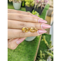 9.37&nbsp;Ct.Tw.Total Carat Weight Citrine Pair from Ceylon (Sri Lanka) Life Style