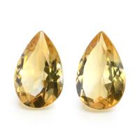 9.14&nbsp;Ct.Tw.Total Carat Weight Citrine Pair from Ceylon (Sri Lanka) Video