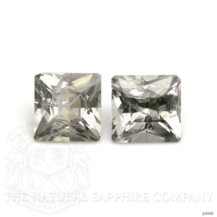 2.13 Ct.Tw. Grey Sapphire Pair from Ceylon (Sri Lanka)