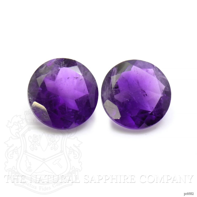5.93 Ct.Tw. Amethyst Pair from Ceylon (Sri Lanka)