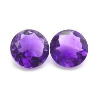 5.52&nbsp;Ct.Tw.Total Carat Weight Amethyst Pair from Ceylon (Sri Lanka) Video