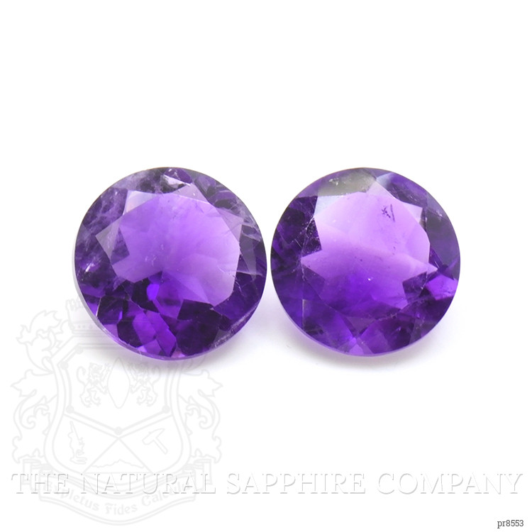 5.52 Ct.Tw. Amethyst Pair from Ceylon (Sri Lanka)