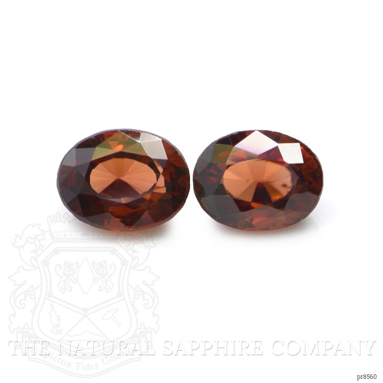 3.66 Ct.Tw. Zircon Pair from Ceylon (Sri Lanka)