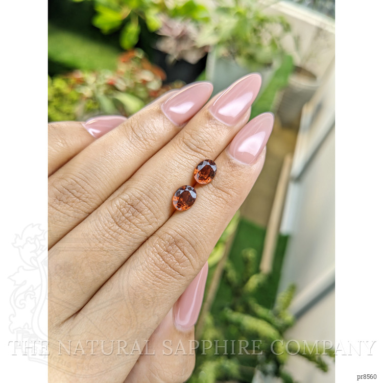 3.66 Ct.Tw. Zircon Pair from Ceylon (Sri Lanka)