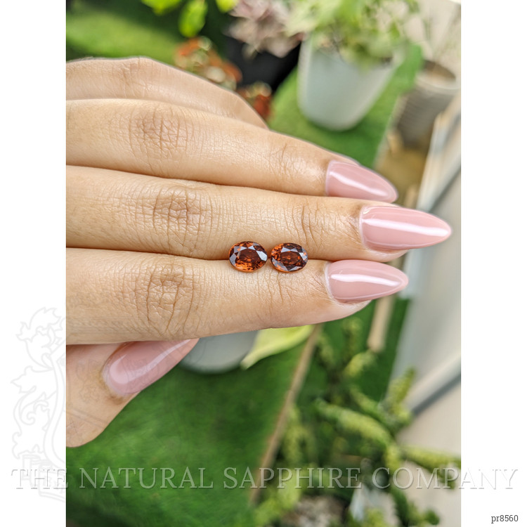 3.66 Ct.Tw. Zircon Pair from Ceylon (Sri Lanka)