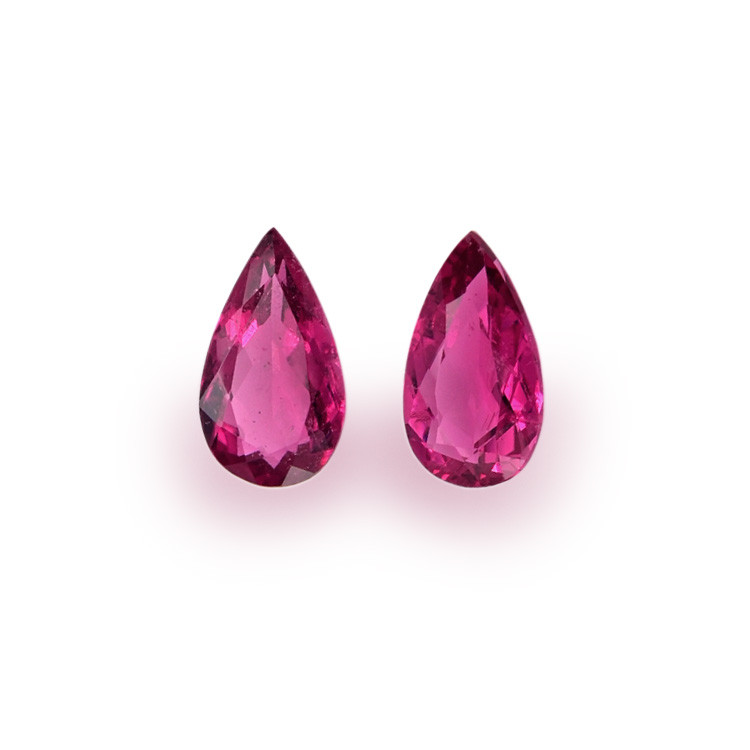 4.53 Ct.Tw. Rubellite Tourmaline Pair from Madagascar