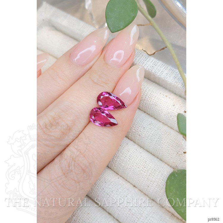 4.53 Ct.Tw. Rubellite Tourmaline Pair from Madagascar