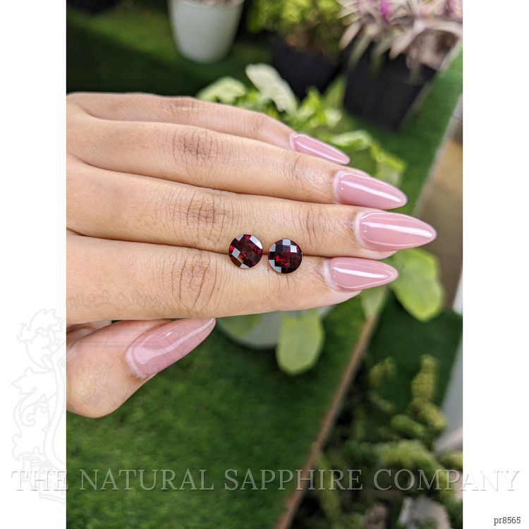 4.21 Ct.Tw. Garnet Pair from Ceylon (Sri Lanka)