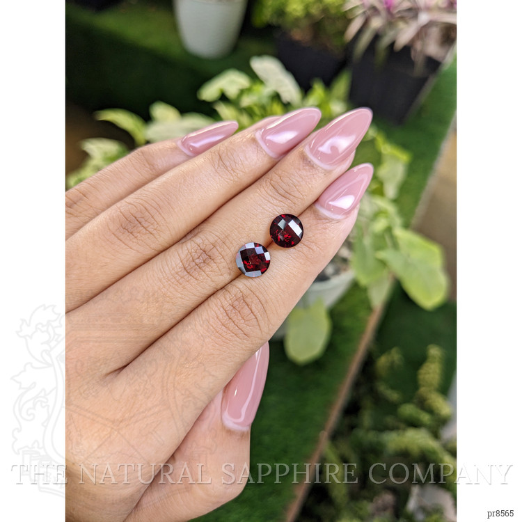 4.21 Ct.Tw. Garnet Pair from Ceylon (Sri Lanka)