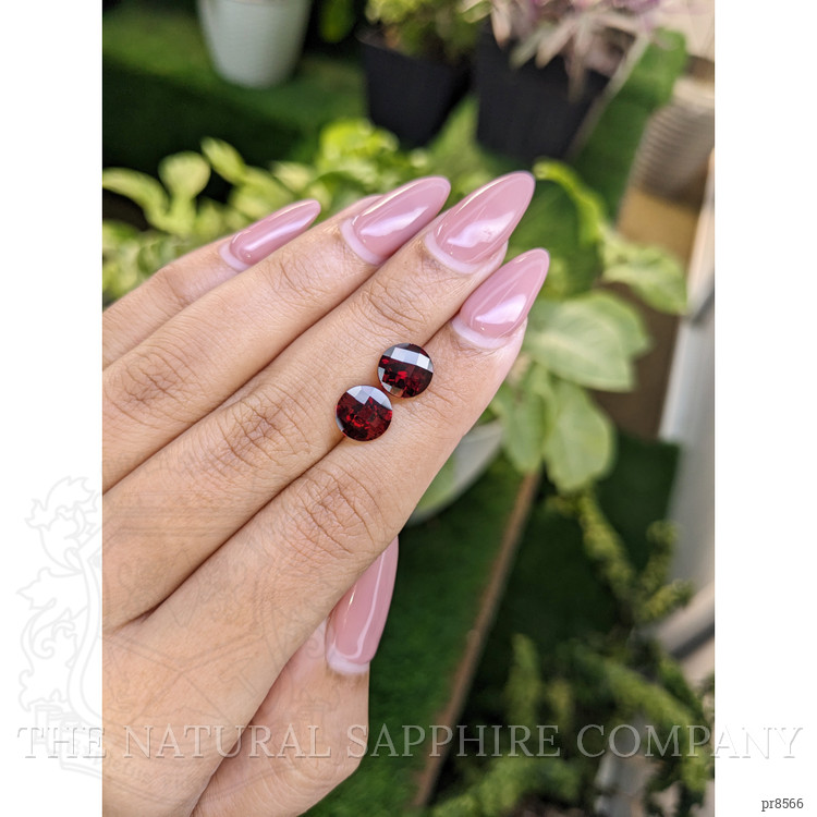 4.51 Ct.Tw. Garnet Pair from Ceylon (Sri Lanka)