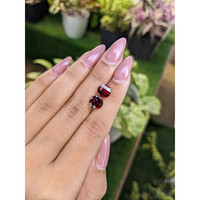 5.09&nbsp;Ct.Tw.Total Carat Weight Garnet Pair from Ceylon (Sri Lanka) Life Style