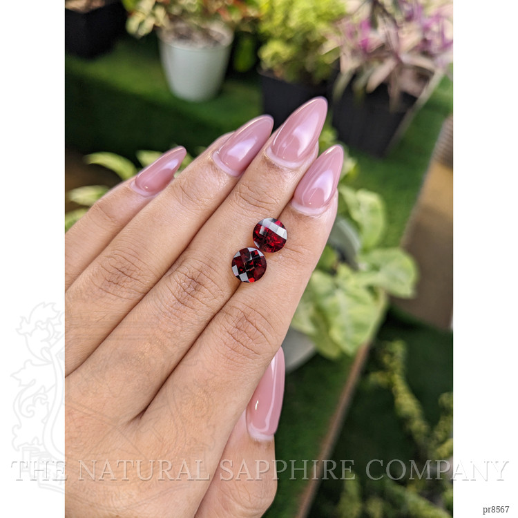 5.09 Ct.Tw. Garnet Pair from Ceylon (Sri Lanka)