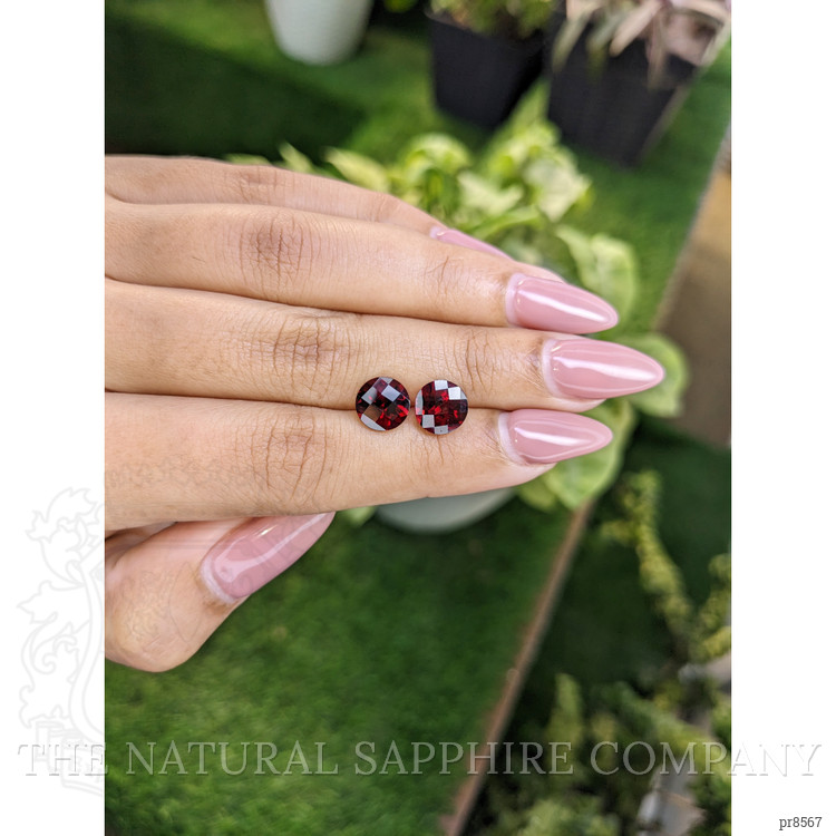 5.09 Ct.Tw. Garnet Pair from Ceylon (Sri Lanka)