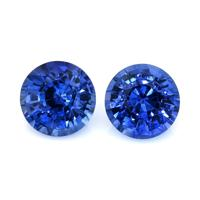 4.15&nbsp;Ct.Tw.Total Carat Weight Blue Sapphire Pair from Ceylon (Sri Lanka) Video
