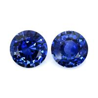 2.82&nbsp;Ct.Tw.Total Carat Weight Blue Sapphire Pair from Ceylon (Sri Lanka) Video