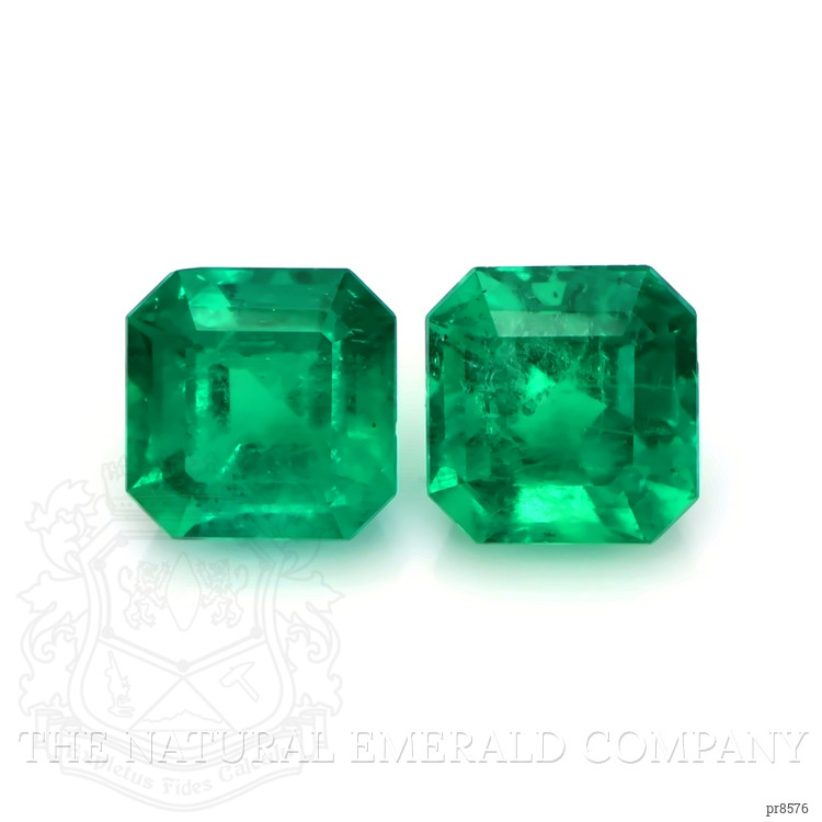 8.79 Ct.Tw. Emerald Pair from Colombia