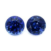 2.28&nbsp;Ct.Tw.Total Carat Weight Blue Sapphire Pair from Ceylon (Sri Lanka) Video