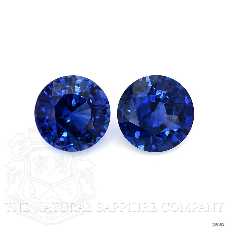 1.92 Ct.Tw. Blue Sapphire Pair from Ceylon (Sri Lanka)