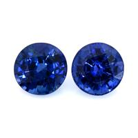 2.04&nbsp;Ct.Tw.Total Carat Weight Blue Sapphire Pair from Ceylon (Sri Lanka) Video