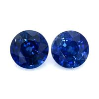 2.87&nbsp;Ct.Tw.Total Carat Weight Blue Sapphire Pair from Ceylon (Sri Lanka) Video