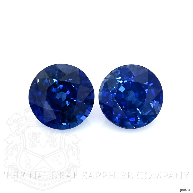 2.87 Ct.Tw. Blue Sapphire Pair from Ceylon (Sri Lanka)