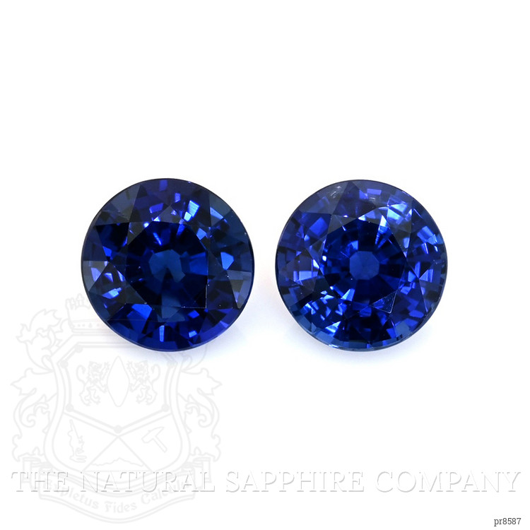 1.87 Ct.Tw. Blue Sapphire Pair from Ceylon (Sri Lanka)