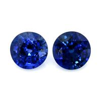 1.92&nbsp;Ct.Tw.Total Carat Weight Blue Sapphire Pair from Ceylon (Sri Lanka) Video