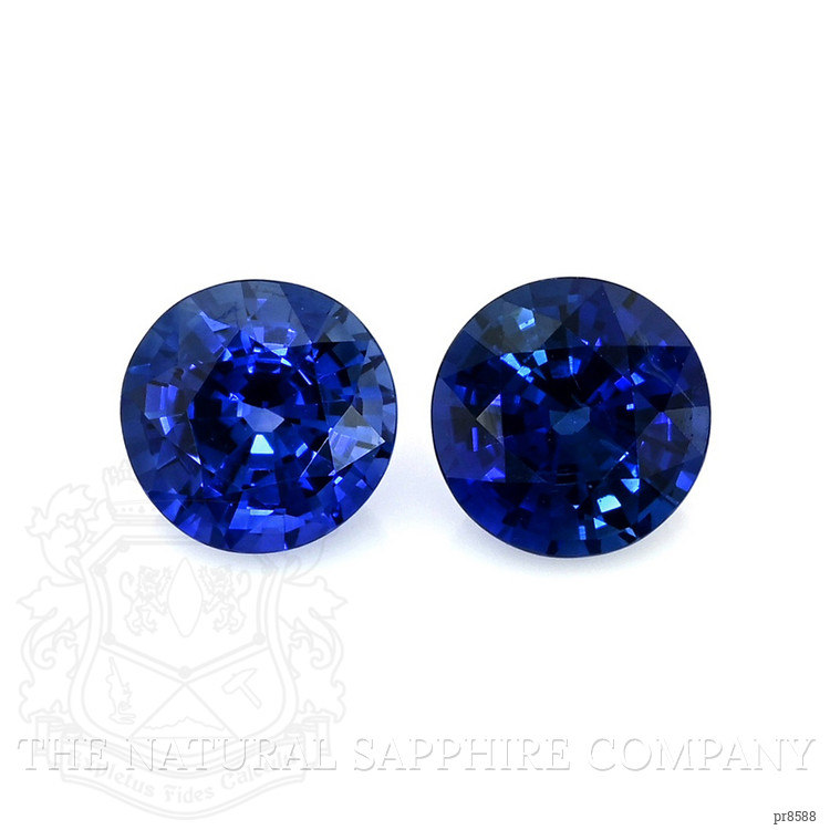 1.92 Ct.Tw. Blue Sapphire Pair from Ceylon (Sri Lanka)