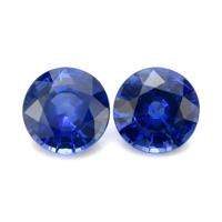 1.97&nbsp;Ct.Tw.Total Carat Weight Blue Sapphire Pair from Ceylon (Sri Lanka) Video