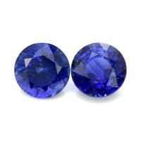 3.23&nbsp;Ct.Tw.Total Carat Weight Blue Sapphire Pair from Ceylon (Sri Lanka) Video