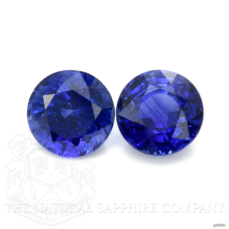 3.23 Ct.Tw. Blue Sapphire Pair from Ceylon (Sri Lanka)