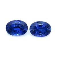 1.68&nbsp;Ct.Tw.Total Carat Weight Blue Sapphire Pair from Ceylon (Sri Lanka) Video