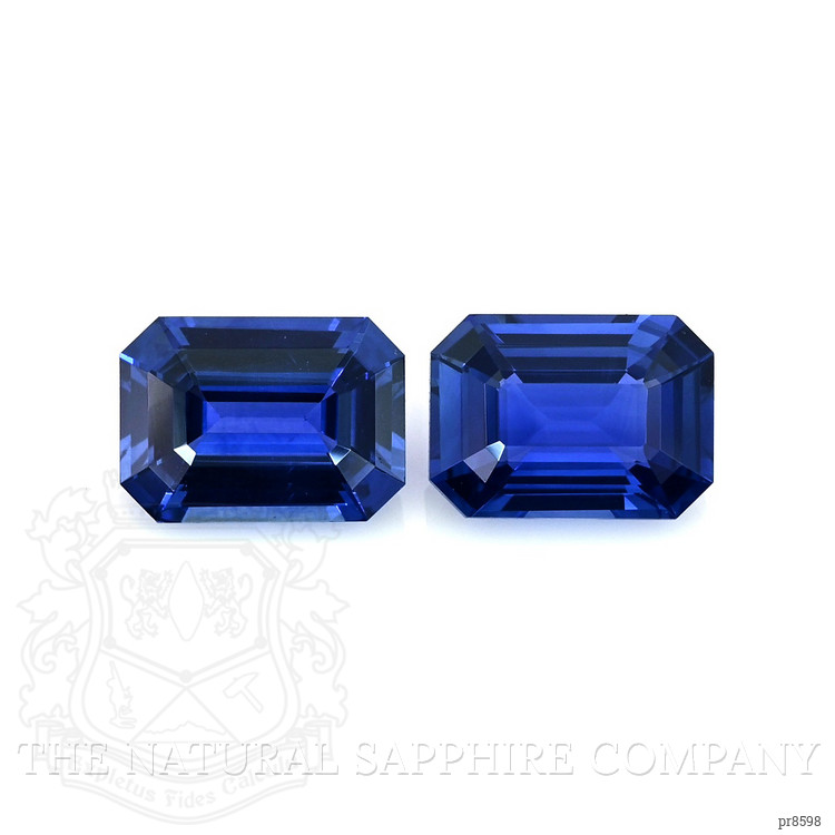 2.06 Ct.Tw. Blue Sapphire Pair from Ceylon (Sri Lanka)