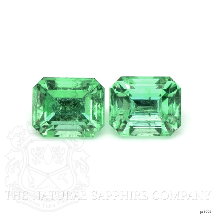 1.32 Ct.Tw. Emerald Pair from Russia