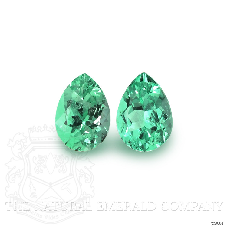 1.28 Ct.Tw. Emerald Pair from Russia
