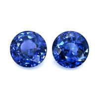 6.19&nbsp;Ct.Tw.Total Carat Weight Blue Sapphire Pair from Ceylon (Sri Lanka) Video