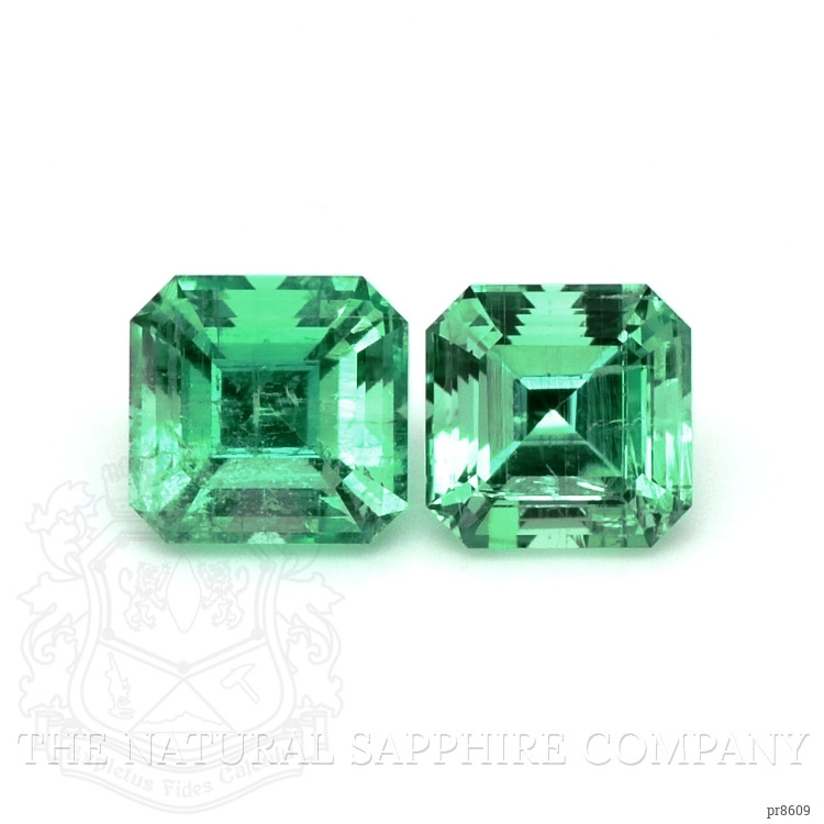 1.37 Ct.Tw. Emerald Pair from Russia