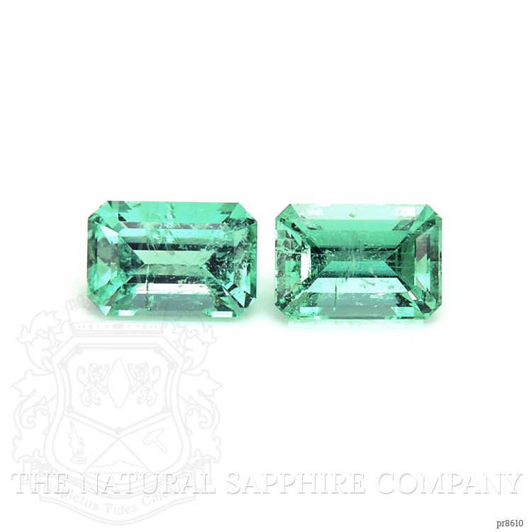 1.29 Ct.Tw. Emerald Pair from Russia