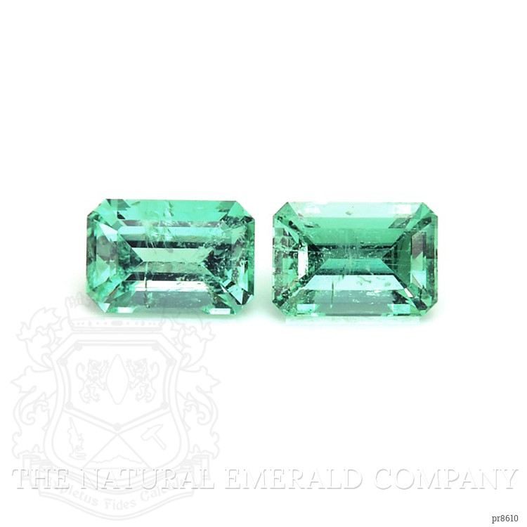 1.29 Ct.Tw. Emerald Pair from Russia