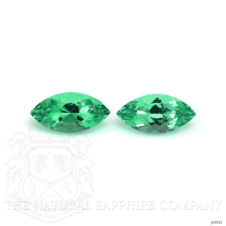 1.14 Ct.Tw. Emerald Pair from Russia